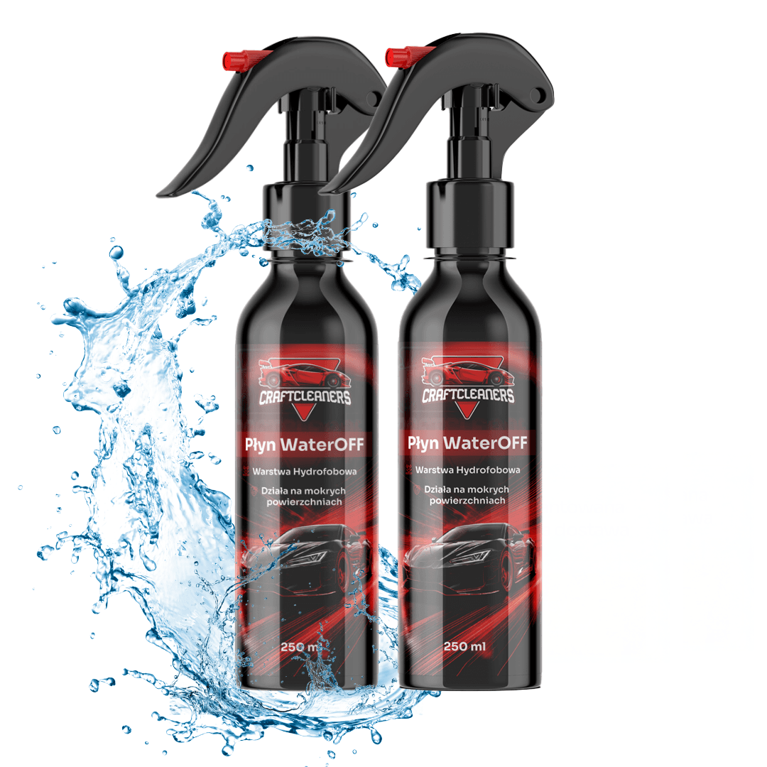WaterOff 250ml - niewidzialna wycieraczka, płyn hydrofobowy na 3 miesiące